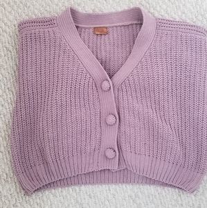 Cozy knit Pol sweater in Lavender